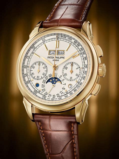 patek philippe perpetual calendar chronograph yellow gold reference 1518|Patek Philippe perpetual calendar.